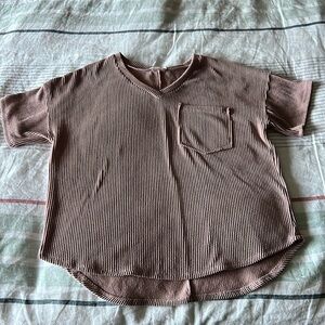 Dusty rose oversized top